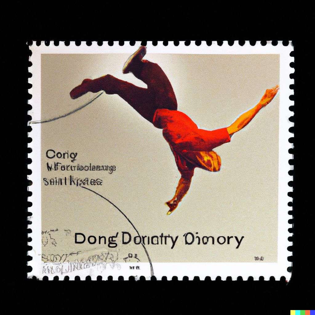 the discovery of gravity, postage stamp